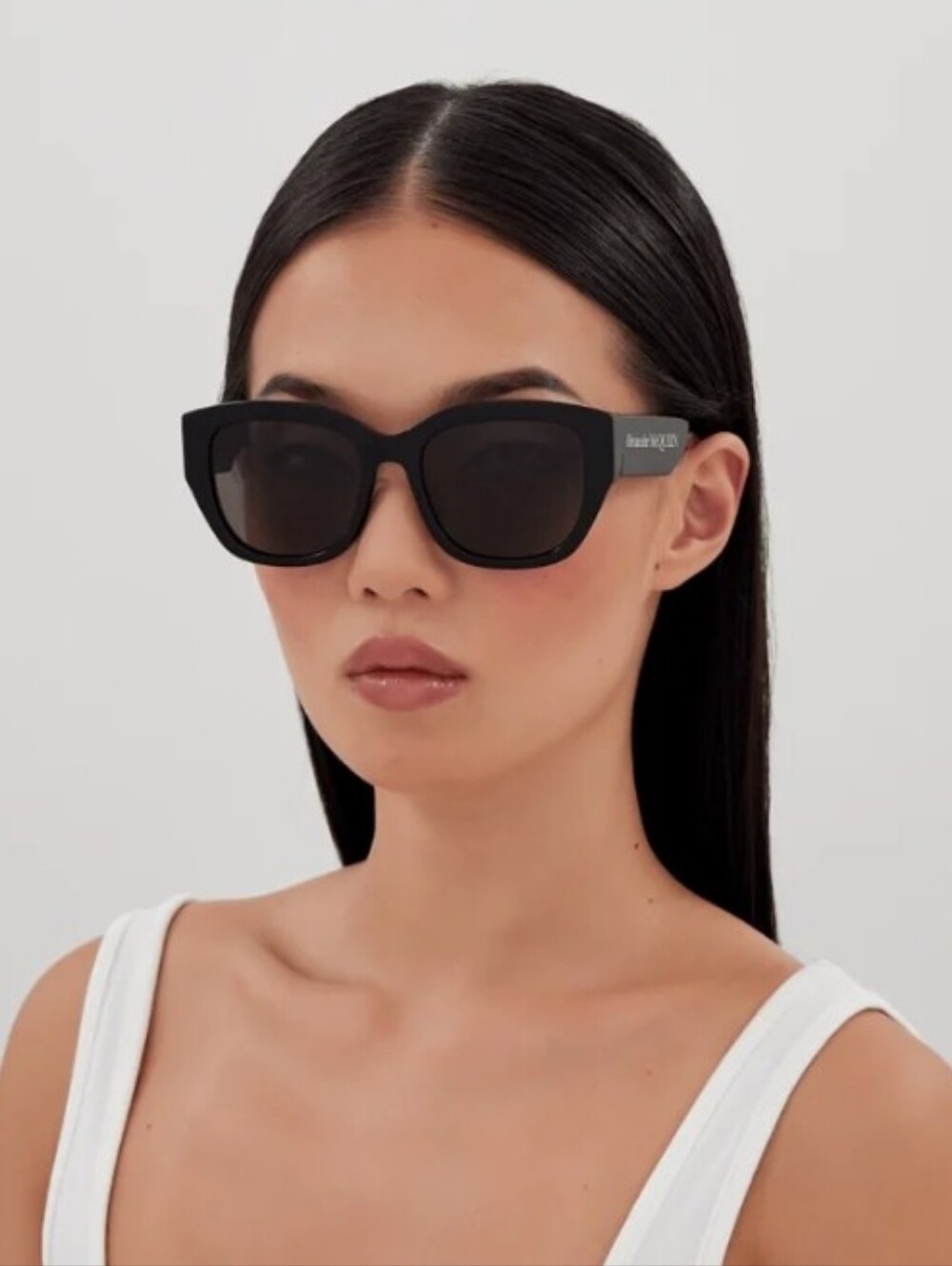 Alexander McQueen Bold 55MM Butterfly Sunglasses NWT